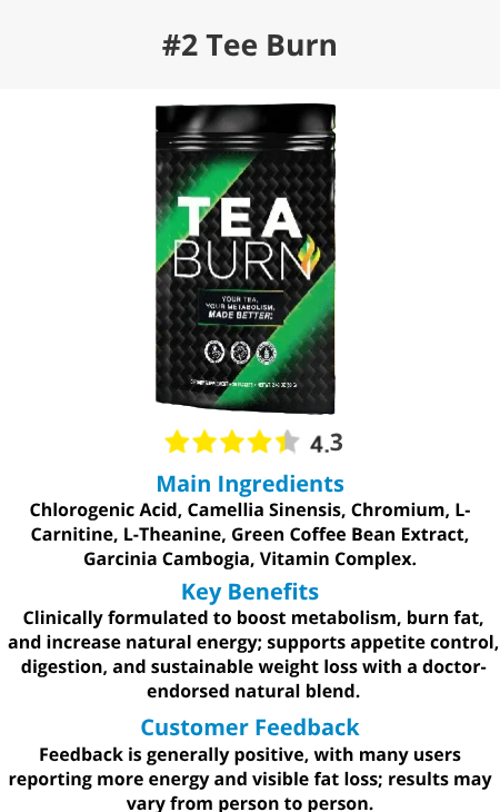 Mini Tea Burn d